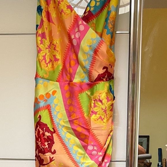 Floral Multicolor Long Dress Maxi Sleeveless Sz XS/ S - Picture 9 of 10